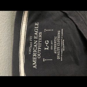 Black & White Men’s Half Button Down